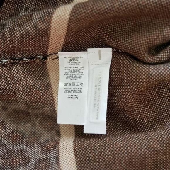 Ann Taylor Animal Print Colorblock Open Front Long Cardigan Tailored Fit Medium - Picture 5 of 6